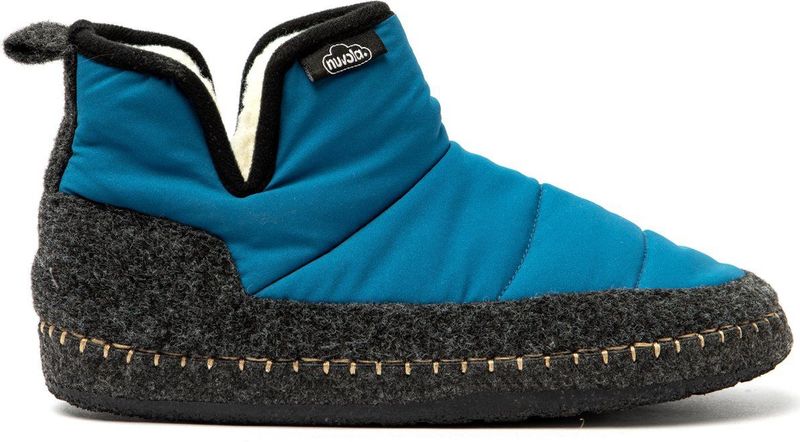 Nuvola - Sloffen Unisex - Blauw - Nieuw Wol - Versterkte Zool