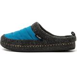 Nuvola - Sloffen Unisex - Petroleumblauw - Nieuw Wol - Versterkte Zool