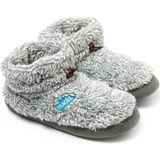 Nuvola - Cloud Polar Pantoffels - Zwart - Pluche - Rubber Zool