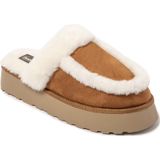 Nuvola - Alaska Pantoffels - Chestnut - Synthetisch Fluweel - Antislipzool