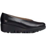 Wonders - Zapato de Piel Lisa - Zwart - Memory Gel - Technologie Wonders Fly