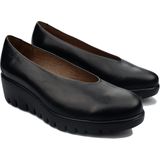 Wonders - Zapato de Piel Lisa - Zwart - Memory Gel - Technologie Wonders Fly