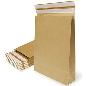 Enveloppen van kraftpapier met dubbele siliconen strip voor verzending en verpakking, papieren zakken voor het verzenden van kleding, accessoires, decoratie of geschenken