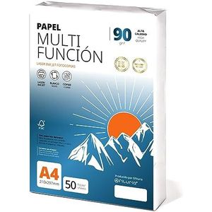 A4-vellen, 90 g, 50 vellen, multifunctioneel papier voor printers, folies voor laser- en inkjetprinters, kopieerapparaat voor kantoor, schoolbenodigdheden, verpakking met folie, 90 g, 50 uur