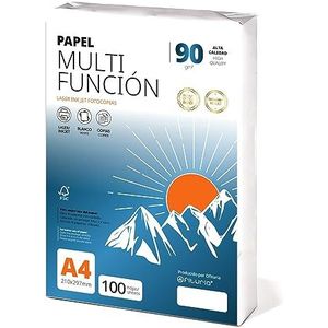 Ofiturie A4-vellen, 90 g, 100 vel, multifunctioneel papier voor printers, laserprinters en inkjetprinters, kopieerapparaat voor kantoor, schoolbenodigdheden, verpakking met folie - Ofiturie (90 g, 100