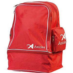 Asioka - Unisex sportrugzak - sportrugzak voor mannen en vrouwen - sporttas - rood