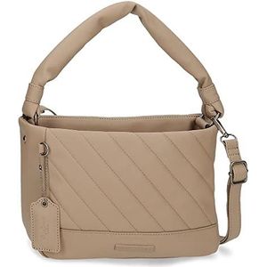 Pepe Jeans Kylie Schoudertas, beige, 26 x 19 x 11 cm, beige, schoudertas, beige, schoudertas, Beige, Schoudertas