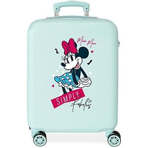 Disney Minnie Teen cabinekoffer, blauw, Fabulous, Talla Unica, Tas