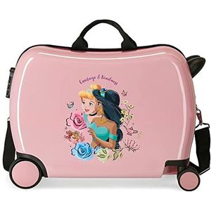 Disney Prinsessen kinderkoffer roze 50 x 39 x 20 cm hard plastic combinatieslot aan de zijkant 34 l 1,8 kg 4 wielen