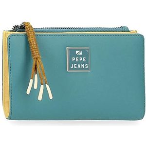 Pepe Jeans Dames Bea Bagage- Messenger Bag, Blauw, Eén maat, grote portemonnee