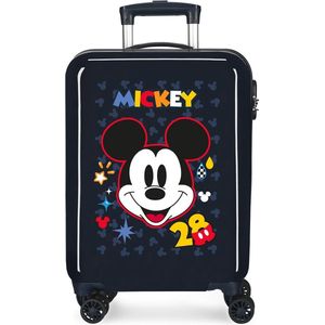 Disney Mickey Mouse jongens koffers ABS 55 cm donker blauw