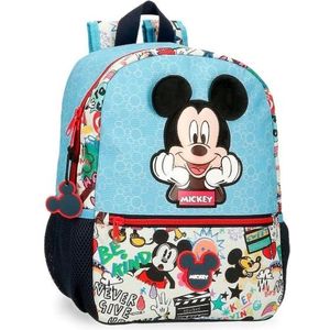 Disney Mickey Be Cool Koerierstas voor kinderen, Blauw, Mochila Escolar, schoolrugzak