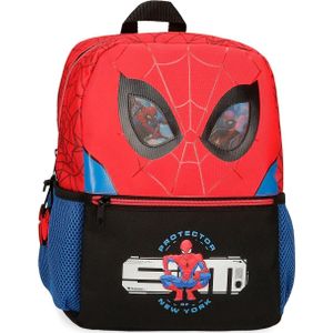 Marvel 2832221 Spiderman schoolrugzak, rood, 25 x 32 x 12 cm, polyester, 9,6 l, Rood, Mochila Escolar, schoolrugzak