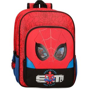 Marvel Spiderman Beschermer schoolrugzak jongens, Rood, School rugzak