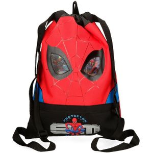 Marvel 2833821 Spiderman Rugzakbeschermer, rood, 30 x 40 cm, polyester, 0,6 l, rood, mochila tas, rugzak, Rood, rugzak