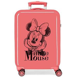 Disney Mickey Y Minnie Colors koffer, eenheidsmaat, Roze, Eén maat, cabinekoffer
