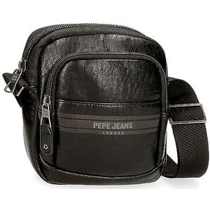 Pepe Jeans Horley Bagage- schoudertas voor heren, Zwart, Eén maat, Kleine schoudertas