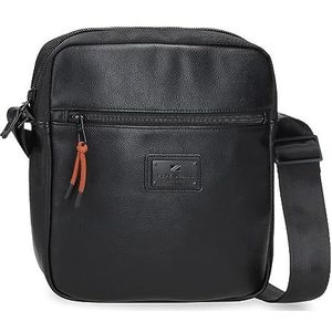 Pepe Jeansunisex. 7825631 Zwarte tablet schoudertas (OSFA), Casual, Polyester