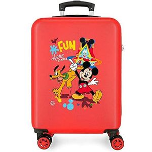 Disney Mickey & Minnie Fantasy koffer, eenheidsmaat, Rood, Eén maat, cabinekoffer