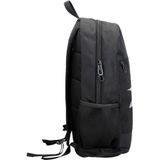 Reebok Wayland rugzak + schooltas, zwart, 33 x 48 x 17 cm, polyester, 26,93 l, Zwart, Eén maat, rugzak + pennenetui