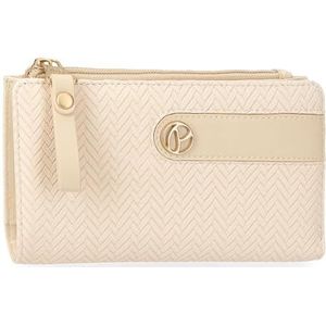 Pepe Jeans Sprig Portefeuille avec porte-cartes Beige 17 x 10 x 2 cm Cuir synthétique by Joumma Bags, Beige, Talla única, Portefeuille avec porte-cartes