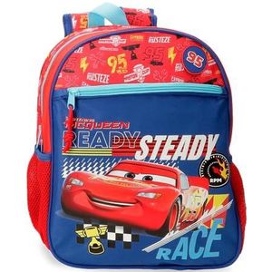 Cars - Lets Race - Rugzak - Blauw - Polyester - 27x33x11 cm