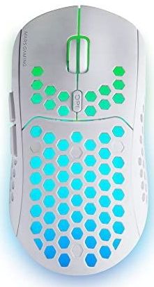 Mars Gaming - MMW3W - Draadloze Muis - Wit - Ergonomisch Ontwerp - 3200 DPI