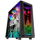 Mars Gaming - MC-ART - Gaming PC Case - Zwart - Gehard Glas - ARGB Verlichting