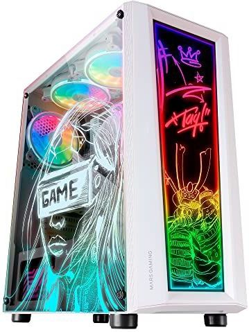 Mars Gaming - Mcartw - PC Behuizing - RGB Verlichting - Dynamisch Ontwerp