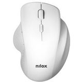 Nilox - Draadloos Ergonomisch Toetsenbord - Wit - Inclusief Draadloze Muis