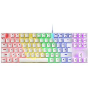 Mars Gaming MK80 toetsenbord Gamen USB QWERTY Amerikaans Engels Wit