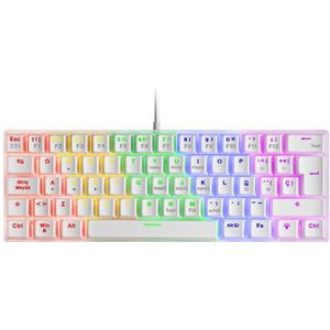 Mars Gaming MK60 toetsenbord Gamen USB QWERTY Spaans Wit