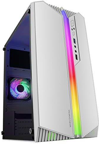 Mars Gaming - MC-S1 - Microatx Torenkast - Zwart - Met Venster - ARGB Verlichting