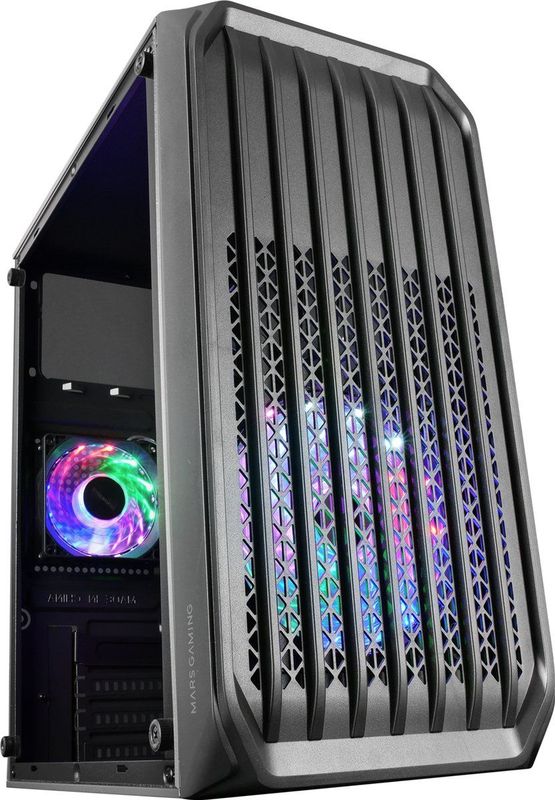 Mars Gaming - MC-S2 - PC Behuizing - Zwart - Micro ATX - FRGB Verlichting