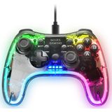 Mars Gaming - MGP-C - Gamepad - Zwart - Neon RGB - USB-A/USB-C