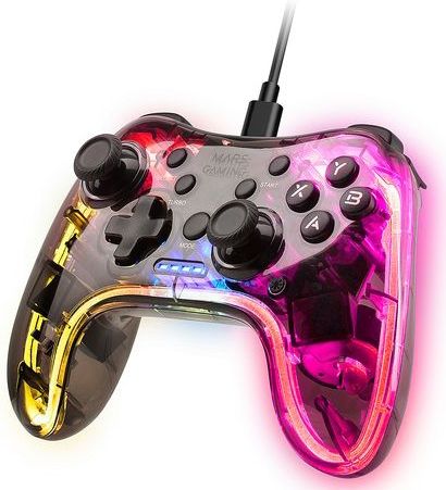 Mars Gaming - MGP-C - Gamepad - Zwart - Neon RGB - USB-A/USB-C