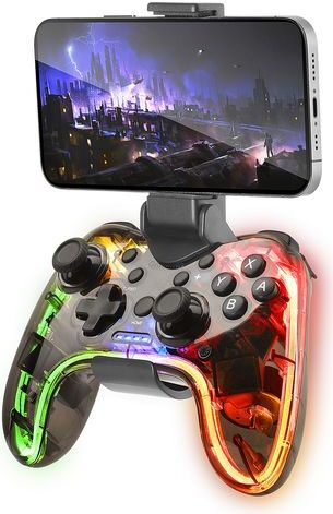 Mars Gaming - MGP-BT - Bluetooth 5.0 Gamepad - Neon RGB - Smartphone Adapter