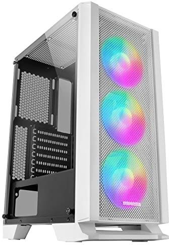 Mars Gaming - MC-C - PC Behuizing - Wit - ATX - RGB Verlichting