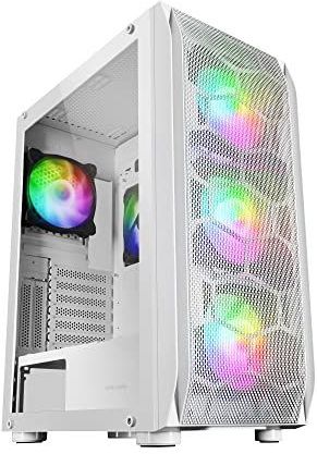 Mars Gaming - Mc-Kx - PC Behuizing - Zwart - E-ATX - Inclusief 5 ARGB Ventilatoren