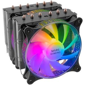 Mars Gaming - Mcpu-Xt - Cpu-ventilator - Argb Koellichaam - Dubbele Koeltoren