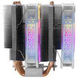 Mars Gaming - MCPU-XT - CPU-koeler - Wit - 120 mm - Dubbele Torenkoeling
