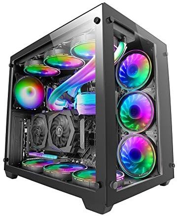 Mars Gaming - Mcv3 - Pc-behuizing - Zwart - Dubbel Geharde Glas