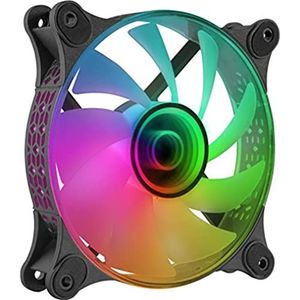 Mars Gaming - MF-3D - Ventilator - Zwart - 12 cm - ARGB Verlichting