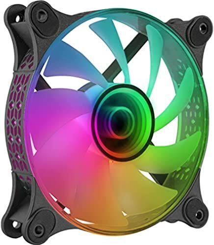 Mars Gaming - MF-3D - Ventilator - Zwart - 12 cm - ARGB Verlichting