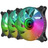 Mars Gaming - Mf-3dkit - Ventilatorset - 120 Mm - 3 Eenheden - ARGB