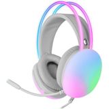 Mars Gaming MHGLOW hoofdtelefoon/headset Bedraad Hoofdband Gamen USB Type-A Wit