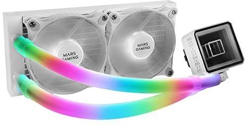 Mars Gaming MCA-WT, ARGB Waterkoelbuizen Schedes, 30 Aanpasbare Ultra Bright ARGB LEDs, Eco Soft Silicone, Full Compatibility, 330mm
