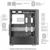 Mars Gaming - Mc-f - Pc-behuizing - Zwart - Gehard Glas - 4 ARGB-ventilatoren