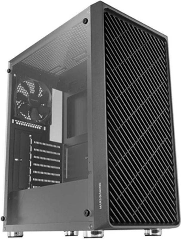Mars Gaming - MC-3000 - Gaming Behuizing - Zwart - ATX - Gehard Glas - 4 Ventilatoren