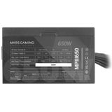 Mars Gaming - Mpiii650 - Voeding - 650W - Hoogwaardige Componenten